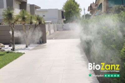 Impianto antizanzare professionale BioZanz