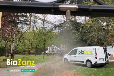 Installazione impianto antizanzare per giardino