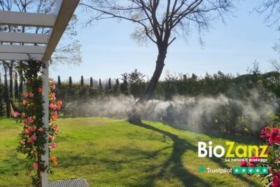 Impianto antizanzare BioZanz installato