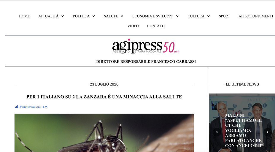 Articolo di AGIPRESS su BioZanz